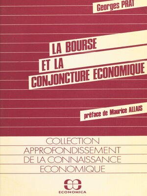 cover image of La Bourse et la conjoncture économique